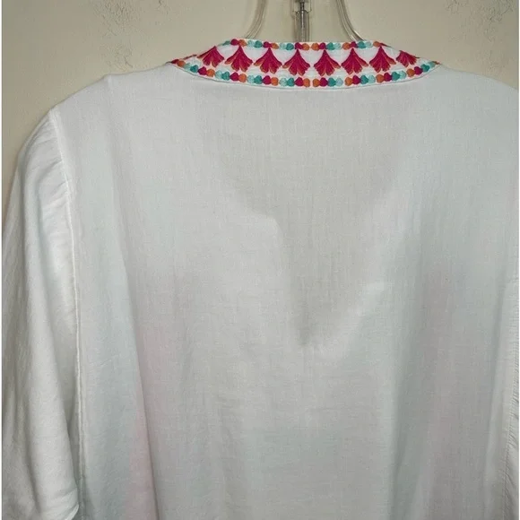 Vineyard Vines Embroidered Tunic Cover Up Size Small - Picture 8 of 13